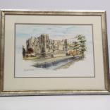 Newark Castle double mounted and framed